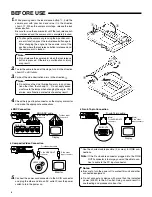 Предварительный просмотр 6 страницы JVC AV-P1000U Operating Instructions Manual