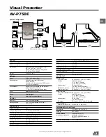 Предварительный просмотр 2 страницы JVC AV-P750E Specifications