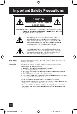 Preview for 2 page of JVC AV27F485 - Flat Stereo Television User Manual