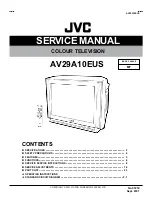 JVC AV29A10EUS Service Manual предпросмотр