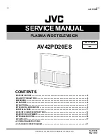 JVC AV42PD20ES Service Manual preview