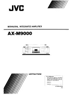 Preview for 1 page of JVC AX-M9000 Instructions Manual