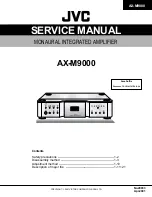 Preview for 1 page of JVC AX-M9000 Service Manual