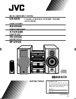 Предварительный просмотр 1 страницы JVC AX-UXG6 Instructions Manual