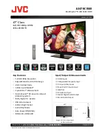 JVC BlackCrystal JLE47BC3500 Specifications preview