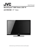 JVC BlackCrystal JLE47BC3500 User Manual preview