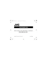 Предварительный просмотр 1 страницы JVC BR-DV3000U - Professional Editing Video Cassete recorder/player Information Sheet