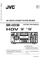 JVC BR-HD50U - Compact HDV/DV Format Video Recorder Instruction Manual preview