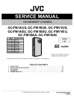 Предварительный просмотр 1 страницы JVC C0X3 Series Service Manual