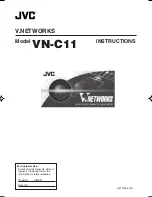 JVC C11U - VN Network Camera Instructions Manual предпросмотр