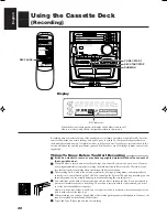 Предварительный просмотр 24 страницы JVC CA-D301T Instructions Manual