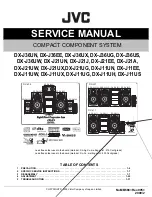 JVC CA-DXJ11 Service Manual preview