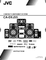 JVC CA-DXJ35 Instructions Manual предпросмотр