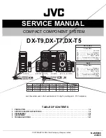 JVC CA-DXT5 Service Manual preview