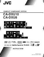 Предварительный просмотр 1 страницы JVC CA-DXU10 Instructions Manual