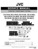 Предварительный просмотр 1 страницы JVC CA-DXU10 Service Manual