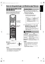 Предварительный просмотр 49 страницы JVC CA-EXA3 (German) Instructions Manual