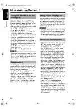 Предварительный просмотр 58 страницы JVC CA-EXA3 (German) Instructions Manual