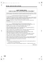 Предварительный просмотр 4 страницы JVC CA-EXA5 Instructions Manual