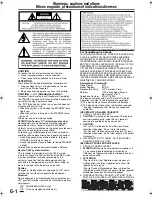 Предварительный просмотр 2 страницы JVC CA-EXD11 Instructions Manual