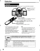 Предварительный просмотр 14 страницы JVC CA-EXD11 Instructions Manual