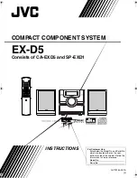 Предварительный просмотр 1 страницы JVC CA-EXD5 Instructions Manual