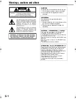 Preview for 2 page of JVC CA-EXD5 Instructions Manual