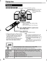 Предварительный просмотр 16 страницы JVC CA-EXD5 Instructions Manual