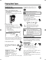 Предварительный просмотр 23 страницы JVC CA-FSB70 Instructions Manual