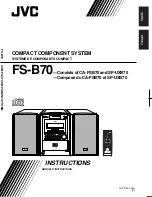 Предварительный просмотр 37 страницы JVC CA-FSB70 Instructions Manual