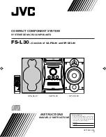 Предварительный просмотр 1 страницы JVC CA-FSL30 Instructions Manual