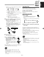 Предварительный просмотр 23 страницы JVC CA-FSL30 Instructions Manual