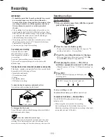 Предварительный просмотр 19 страницы JVC CA-FSP5 Instructions Manual