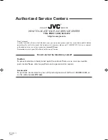 Предварительный просмотр 26 страницы JVC CA-FSP5 Instructions Manual