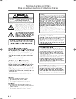 Предварительный просмотр 2 страницы JVC CA-FSS57 Instructions Manual