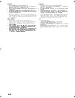 Preview for 4 page of JVC CA-FSSD1000 Instructions Manual