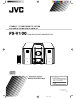 JVC CA-FSV100 Instructions Manual предпросмотр