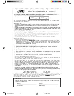 Предварительный просмотр 27 страницы JVC CA-FSV100 Instructions Manual