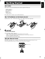 Предварительный просмотр 7 страницы JVC CA-FSX1 Instructions Manual