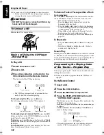 Предварительный просмотр 20 страницы JVC CA-FSX1 Instructions Manual