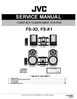 Предварительный просмотр 1 страницы JVC CA-FSX1 Service Manual