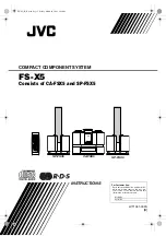 JVC CA-FSX5 Instructions Manual предпросмотр