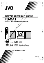 JVC CA-FSXA1 Instructions Manual предпросмотр