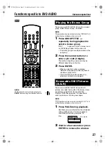 Предварительный просмотр 31 страницы JVC CA-FSXA1 Instructions Manual