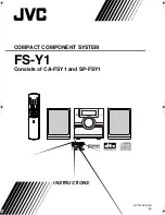 Предварительный просмотр 1 страницы JVC CA-FSY1 Instructions Manual