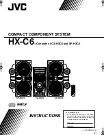 Предварительный просмотр 1 страницы JVC CA-HXC6 Instructions Manual