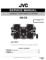 Предварительный просмотр 1 страницы JVC CA-HXC6 Service Manual