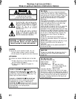 Предварительный просмотр 2 страницы JVC CA-HXD7 Instructions Manual