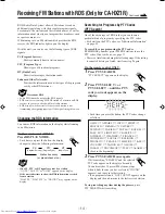 Предварительный просмотр 17 страницы JVC CA-HXZ1 Instructions Manual