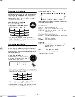 Предварительный просмотр 14 страницы JVC CA-HXZ3 Instructions Manual